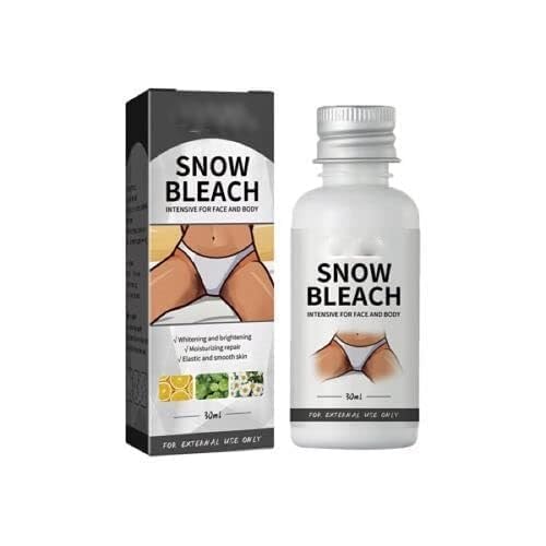 Snow Bleach Cream - Private Part Whitening Cream Intimate Dark Spot Corrector for Underarms, Bikini Area, Inner Thighs - Natural Whitening Formula 30ML