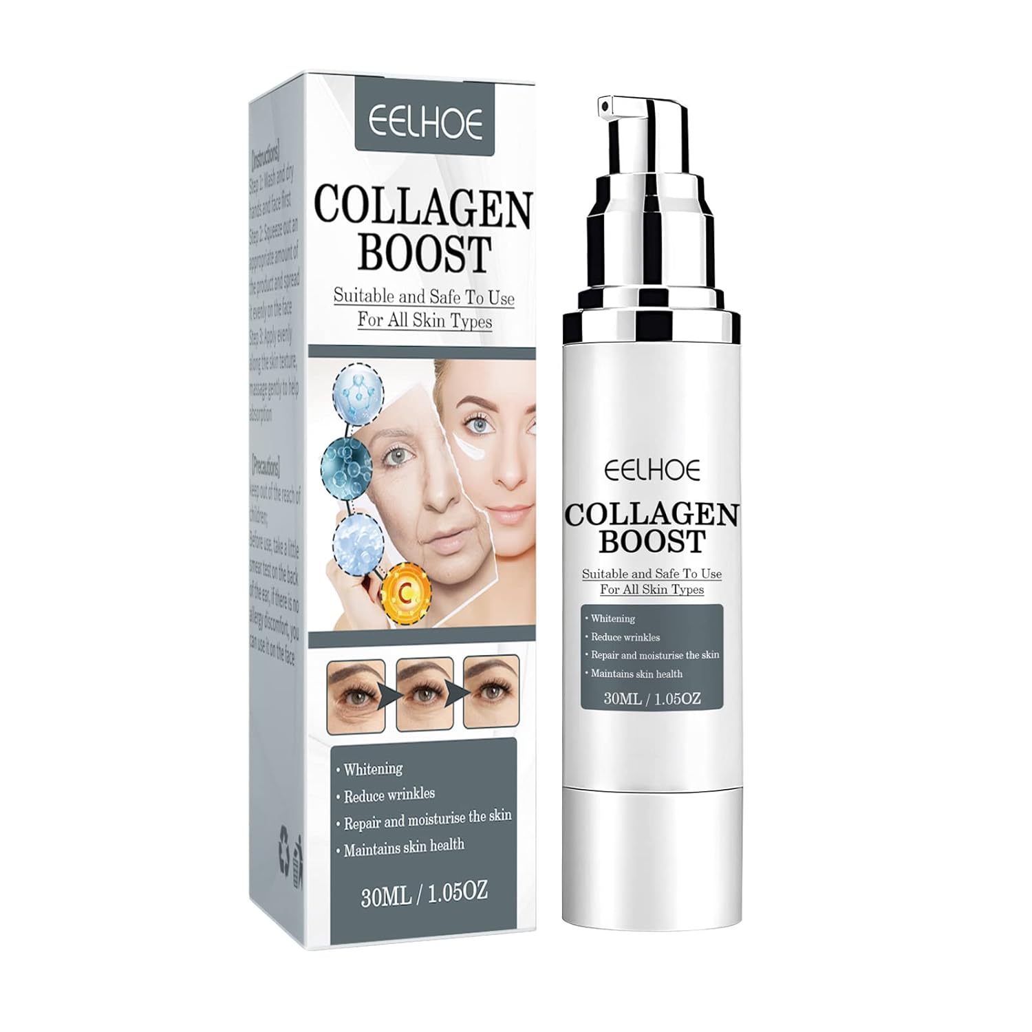 30ml Collagen Anti Wrinkle Cream Collagen Reverse Age Recombination To Lighten Fine Lines, Moisturize And also Firmen Skin