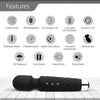 Personal Body Massager | Electric Handheld Massager with 20 Vibration Speeds | USB Rechargeable, Waterproof, Medical Grade Silicone for Men and Women