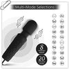 Personal Body Massager | Electric Handheld Massager with 20 Vibration Speeds | USB Rechargeable, Waterproof, Medical Grade Silicone for Men and Women