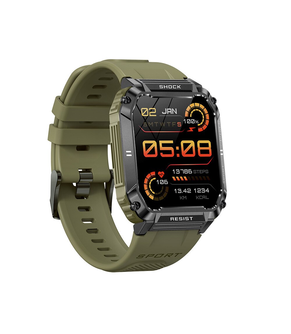 T3 three-proof smart watch 1.95 inch screen 8763EW Bluetooth call 400 mAh battery IP68 waterproof smart bracelet