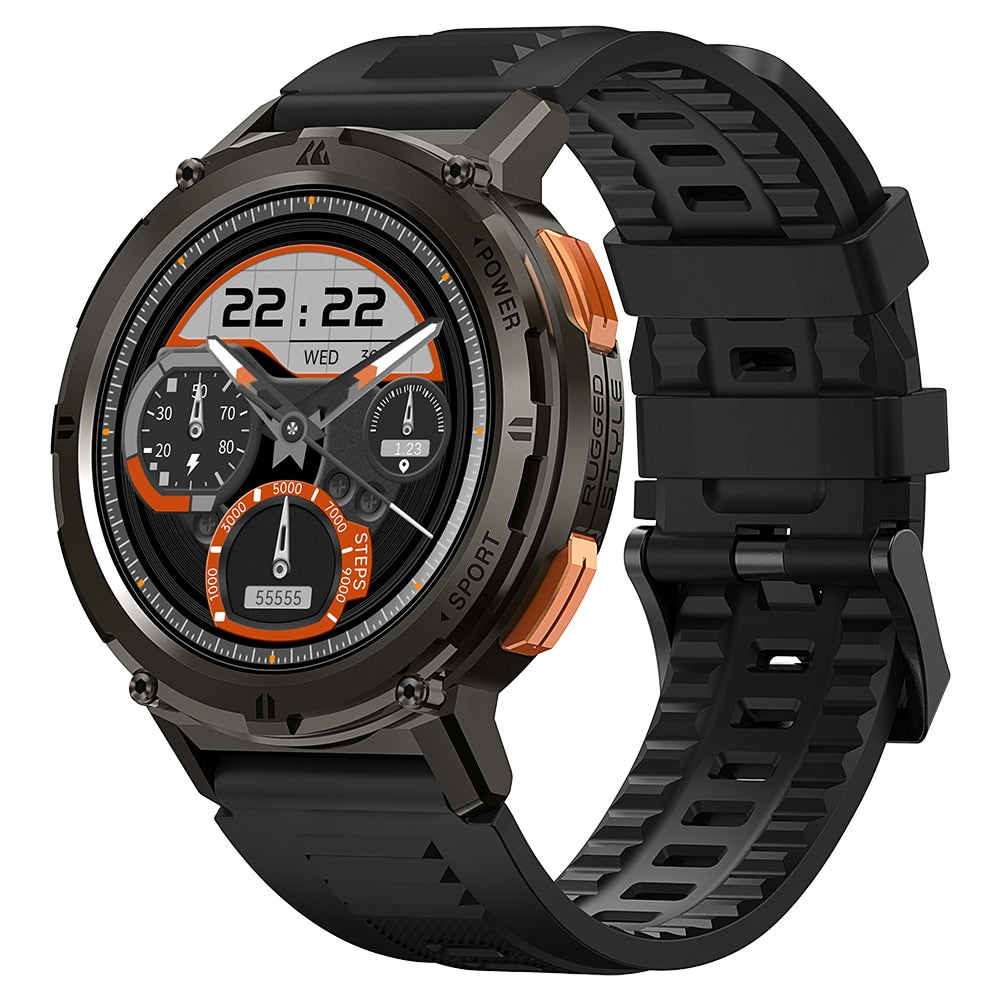 Kospet Tank T2 Ultra Smart Watch Bluetooth Call Men Smartwatch 1.43&quot; AMOLED Display Military 5ATM IP69K Waterproof Outdoor Sport