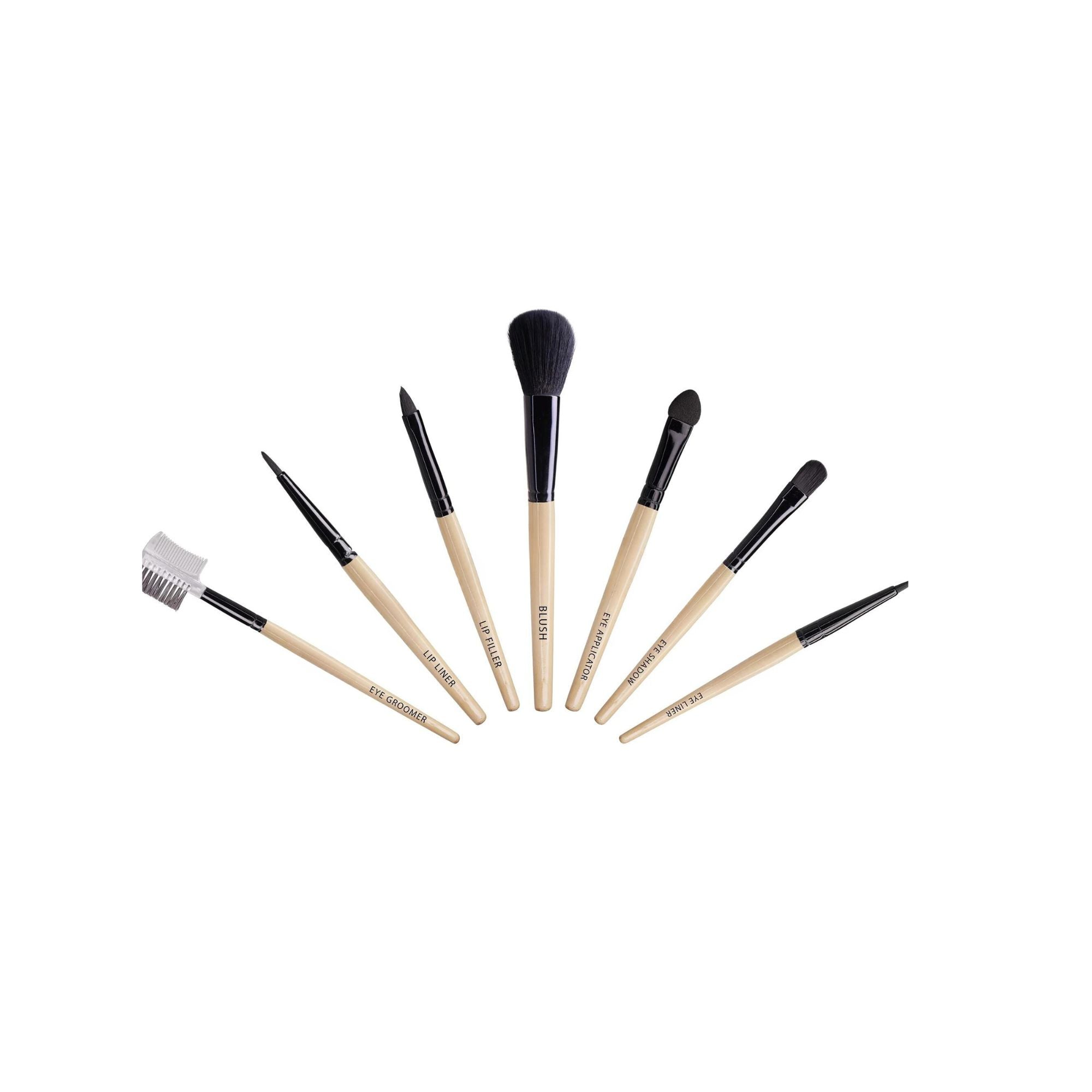 KYKHT 7 Pcs Premium Makeup Brushes Set - Soft Foundation, Powder, Eyeliner, Eye Shadow Brushes - Professional Makeup Brush Set for Blending, Contouring & Highlighting - Perfect Makeup Gift set for women