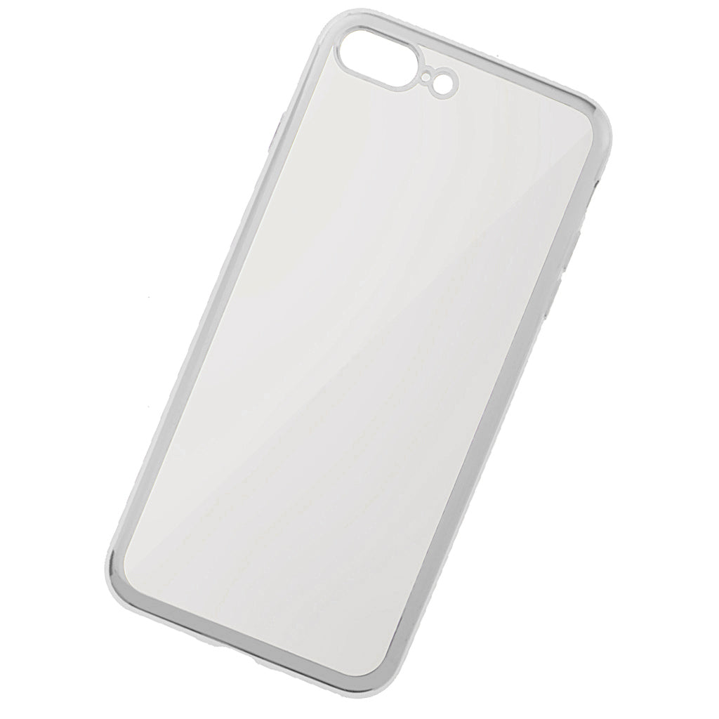 Slim Clear Soft TPU Transparent Case Cover Skin for iPhone 7 Plus Sliver