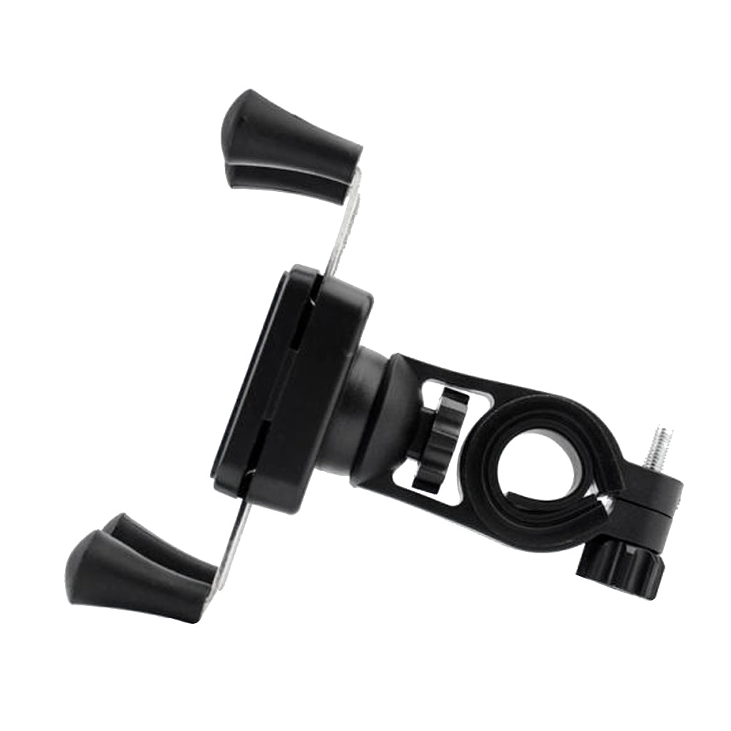 Motorcycle Bike Holder Stand Handlebar Mount for Cell Phone Black