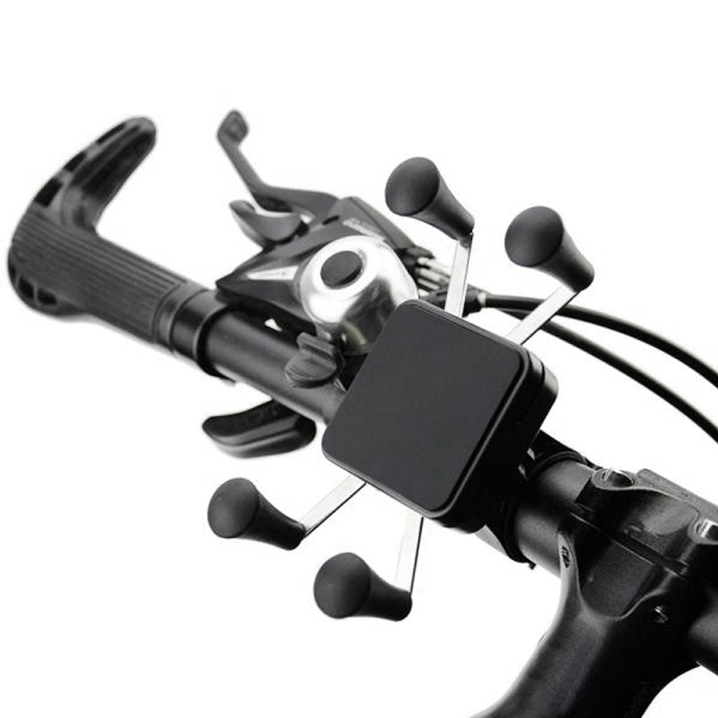 Motorcycle Bike Holder Stand Handlebar Mount for Cell Phone Black