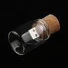 lovely 8GB USB Flash Drive Storage U Disk Glass Wish Bottle Best Gift