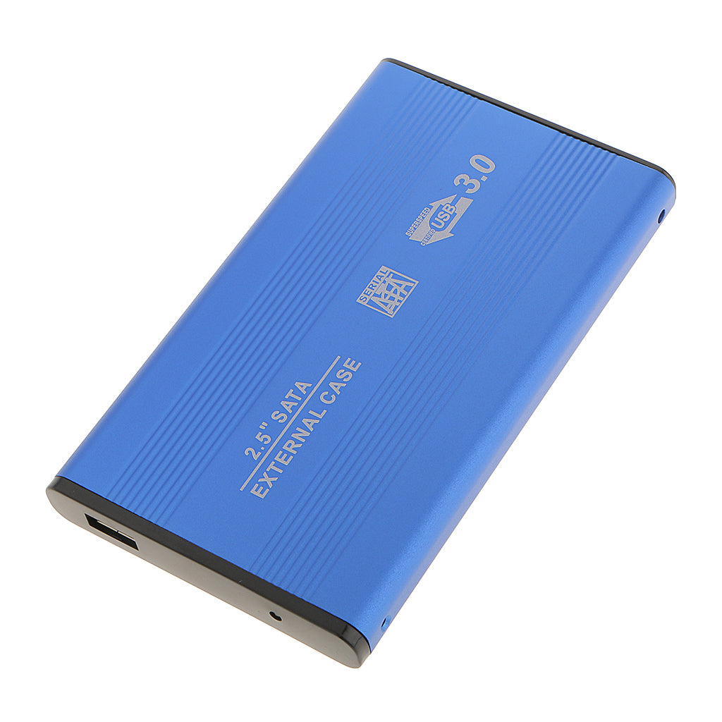 2.5" inch Blue Sata Hard Drive HDD Enclosure External Disk Case High-speed