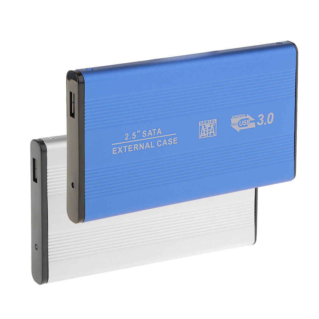 2.5" inch Blue Sata Hard Drive HDD Enclosure External Disk Case High-speed