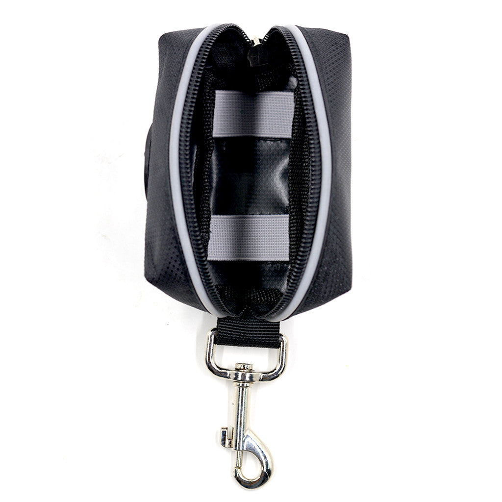 Dog Poo Bags Pooper&Scooper Pet Disposable Bag Holder w/Metal Hasp Black