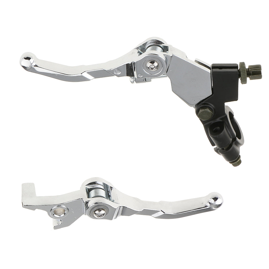 2 Pieces Adjustable Brake Clutch Lever Motorcycle Brake Clutch Levers 22MM