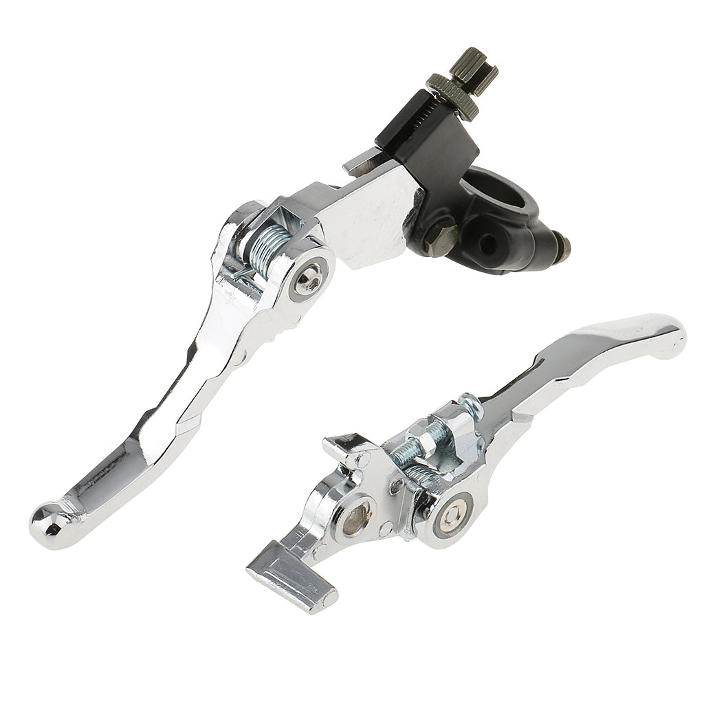 2 Pieces Adjustable Brake Clutch Lever Motorcycle Brake Clutch Levers 22MM