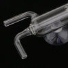 NEW Spiral Glass Planted Aquarium Tank CO2 Diffuser / Bubble Counter with Suction Cup 15cm Long