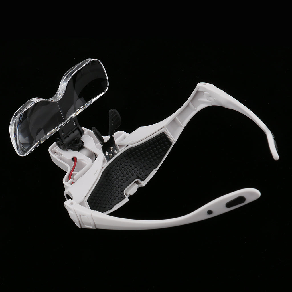 5 Lens Headset Magnifying Glass LED Lamp for Eyelash Extension Microblading