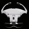 5 Lens Headset Magnifying Glass LED Lamp for Eyelash Extension Microblading