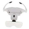 5 Lens Headset Magnifying Glass LED Lamp for Eyelash Extension Microblading