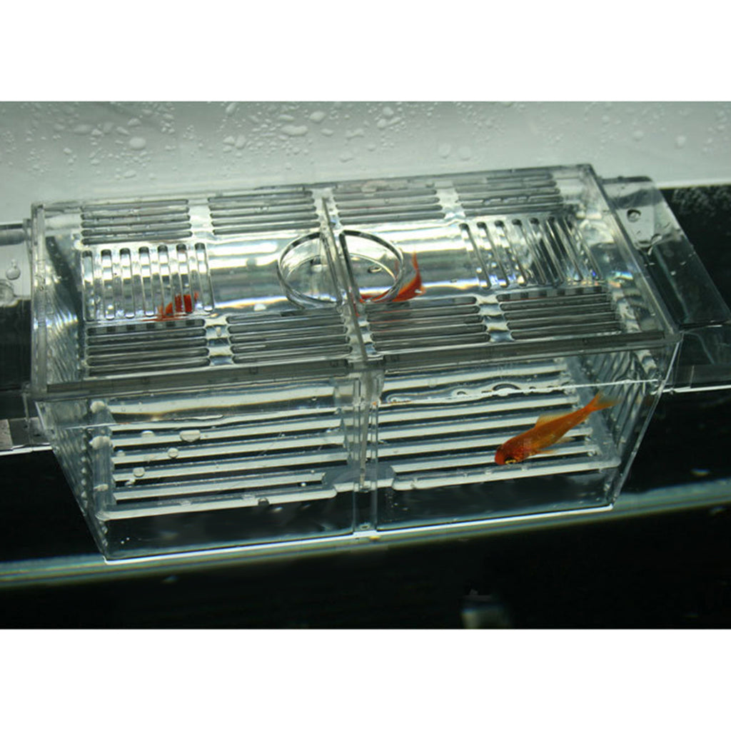 Self-floating Fish Breeder Case Breeding Box for Aquarium Fish Tank Hatchery