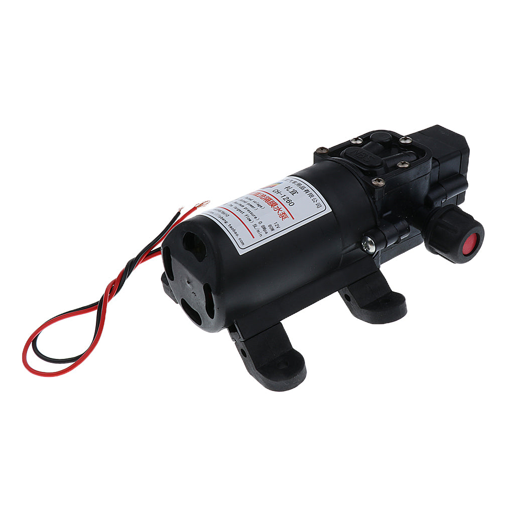 12V High Pressure Auto Diaphragm Water Pressure Pump 5L/min 100 PSI Pressure Switch