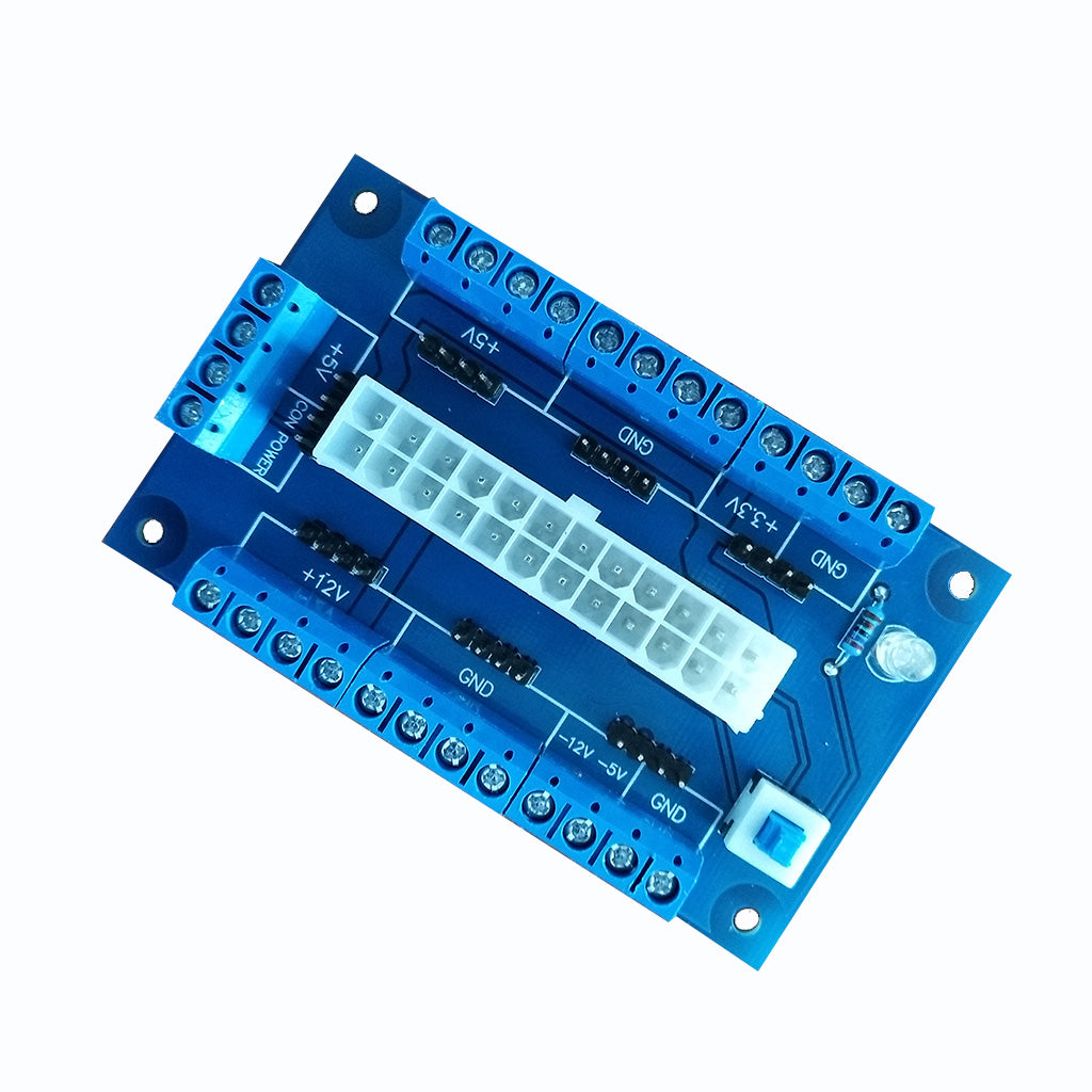 24/20-pin ATX DC Power Supply Breakout Board Module