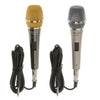 PC-M10 Black&Gold Condenser Microphone Mic with 3m Cable & Anti-wind Foam Cap