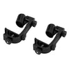 2pcs Clip On Drum Microphone Clamp Mic Mount Holder Adjustable Shockproof