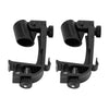 2pcs Clip On Drum Microphone Clamp Mic Mount Holder Adjustable Shockproof