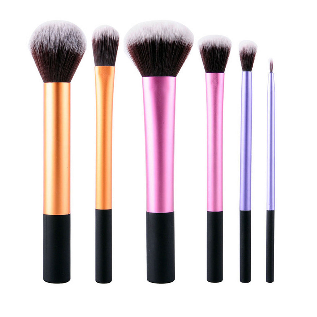 Set of 6 Eyeliner Eye Face Powder Contour Foundation Concealer Makeup Brush Make Up Brushes Kit