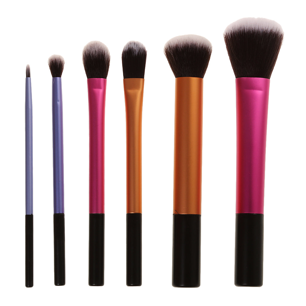 Set of 6 Eyeliner Eye Face Powder Contour Foundation Concealer Makeup Brush Make Up Brushes Kit