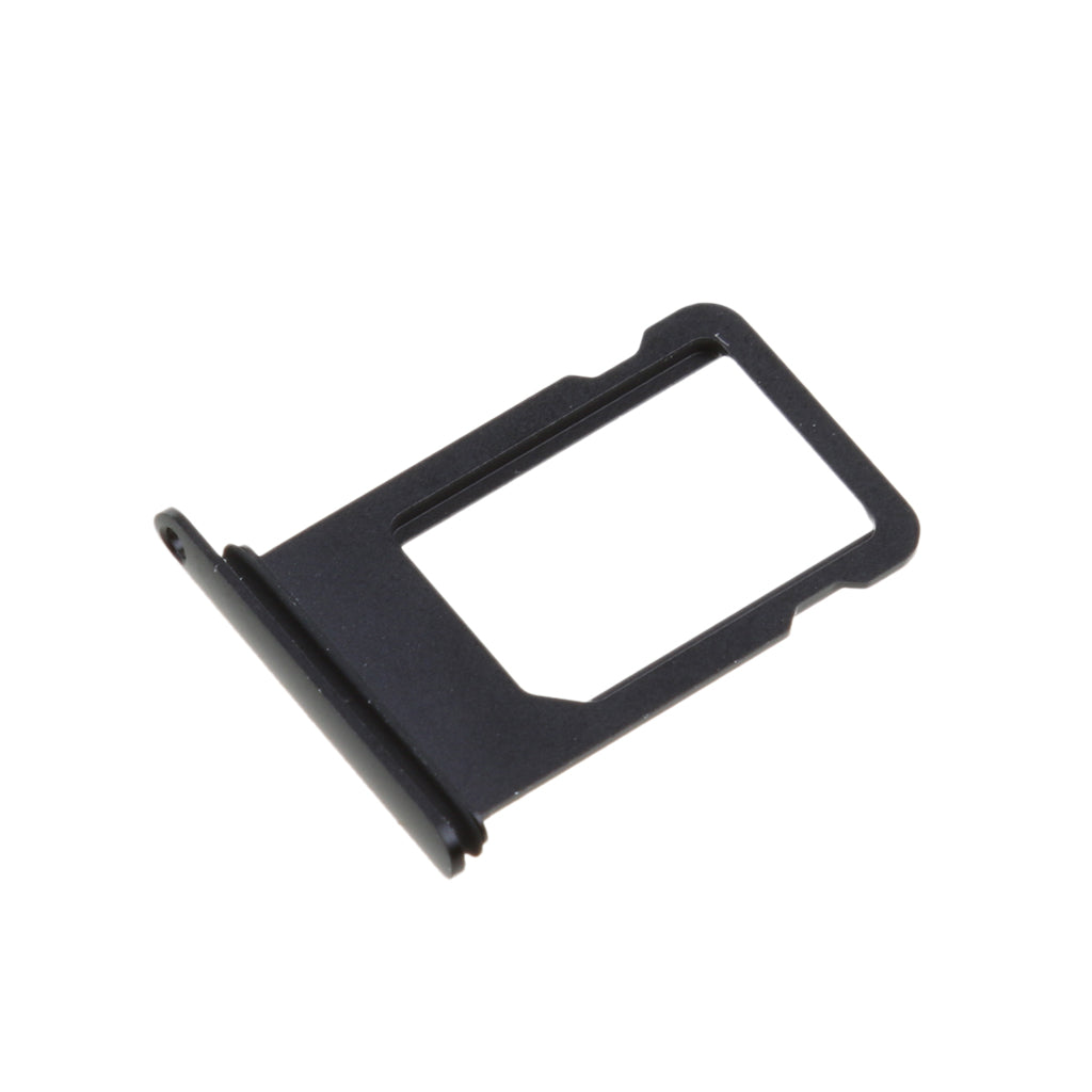 Nano SIM Card Holder Tray Slot for iphone 7 Replacement Part SIM Card Card Holder Adapter Socket Phone Accessories Tools Matte Black