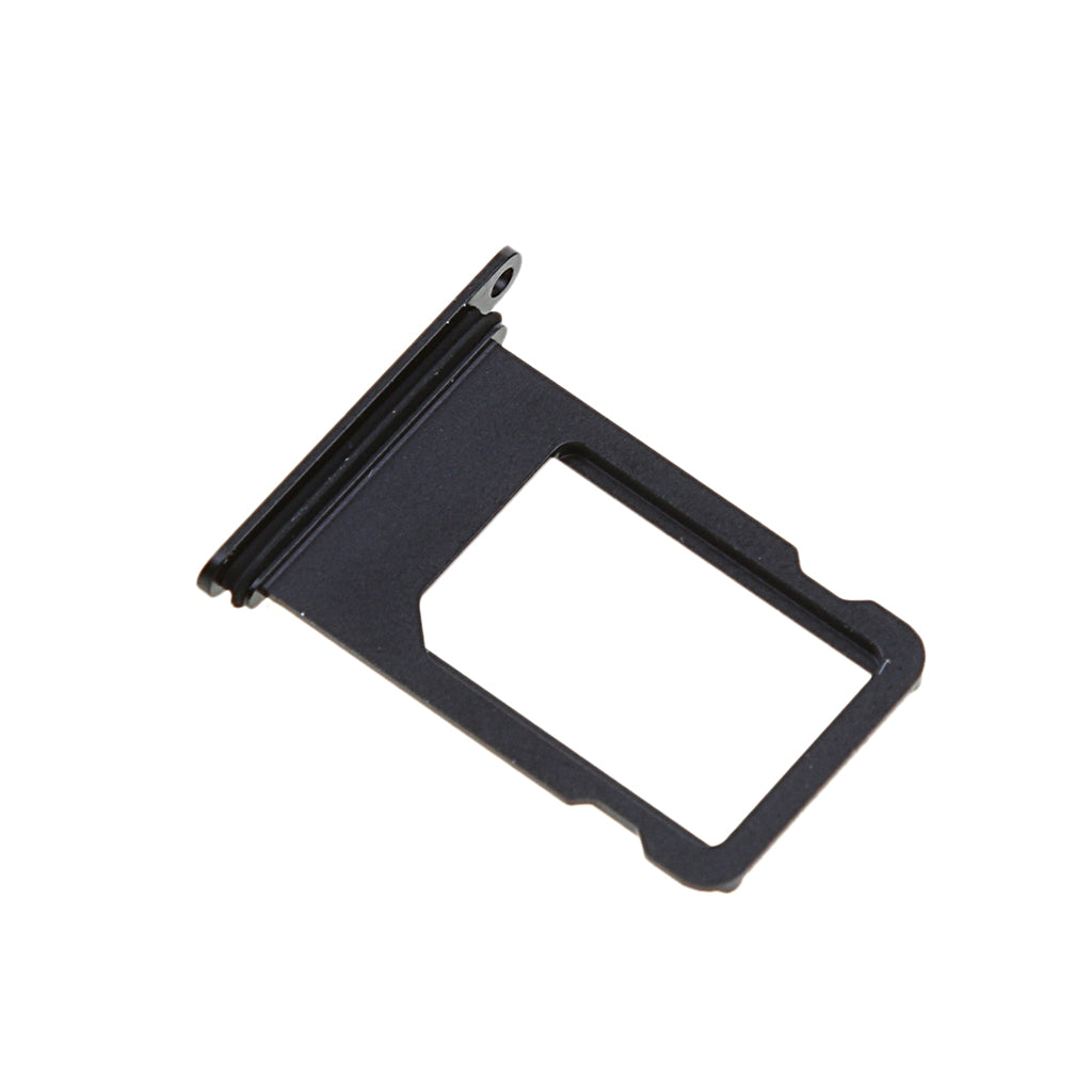 Nano SIM Card Holder Tray Slot for iphone 7 Replacement Part SIM Card Card Holder Adapter Socket Phone Accessories Tools Matte Black