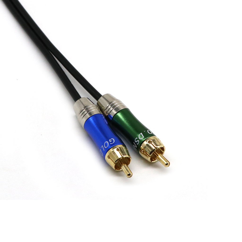 Dual 3Pin XLR Male Plug to Dual RCA Male Patch Cable Microphone Audio Converter Connector Micro Adapter Cable