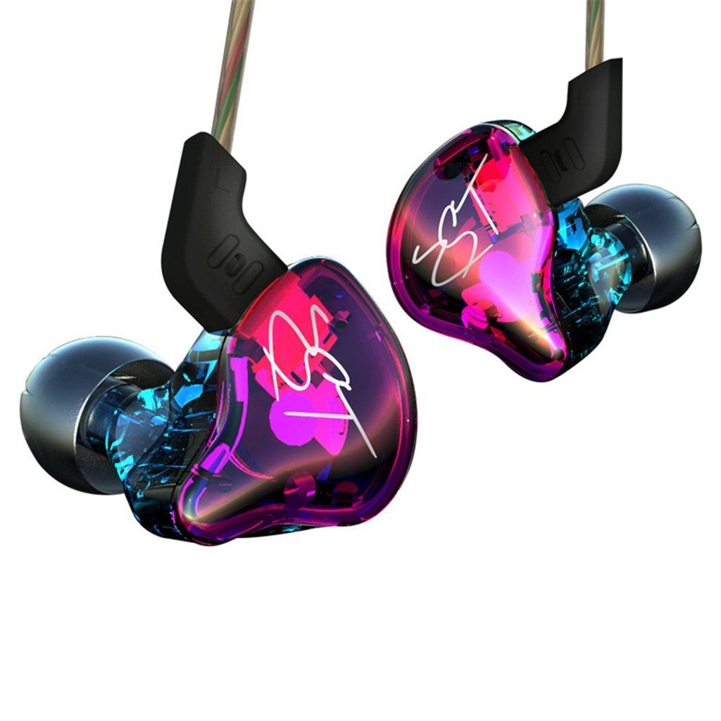 KZ ZST Colorful Hybrid Banlance Armature with Dynamic Hifi 3.5mm In-ear Earphone Micophone Headset Sport Music Earbuds Earpiece Headphones