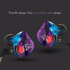 KZ ZST Colorful Hybrid Banlance Armature with Dynamic Hifi 3.5mm In-ear Earphone Micophone Headset Sport Music Earbuds Earpiece Headphones