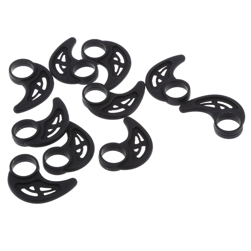 10 Pieces Horn Shaped Sports Earbud Earhook Loop Clip for Earphone Headset