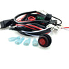 Universal 12V 40A Car Fog Light Wiring Harness Kit Loom For LED Work Driving Light Bar With Fuse And Relay Switch