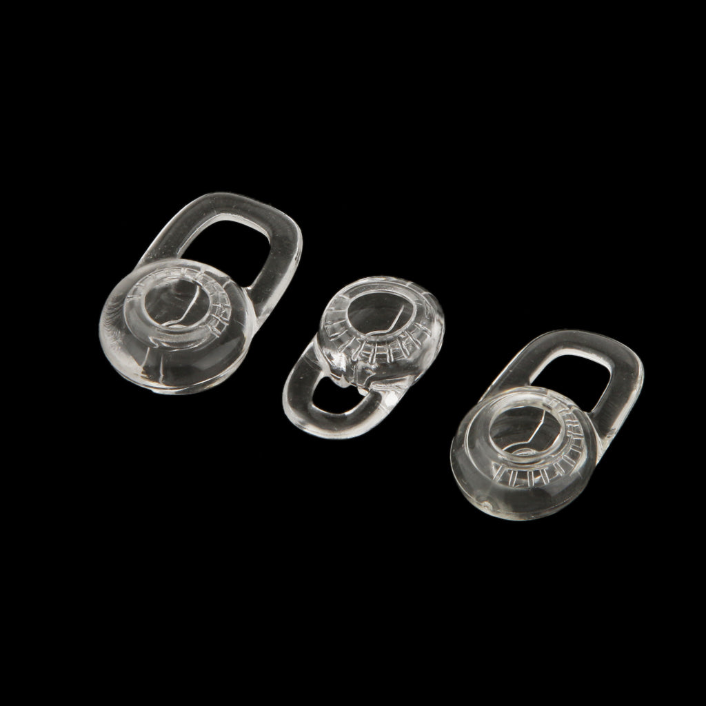 Universal Clear Earbud Eartip Set For Cell Phone Bluetooth Headset Headphone