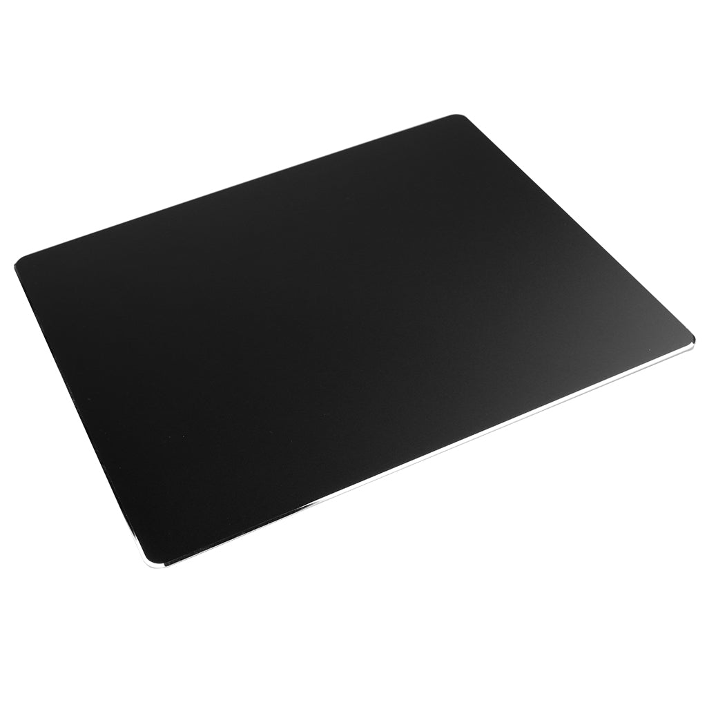 Aluminum Alloy Mousepad Office Game Metal Super Smooth Mouse Wrist Pad Black 220x180mm