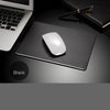 Aluminum Alloy Mousepad Office Game Metal Super Smooth Mouse Wrist Pad Black 220x180mm