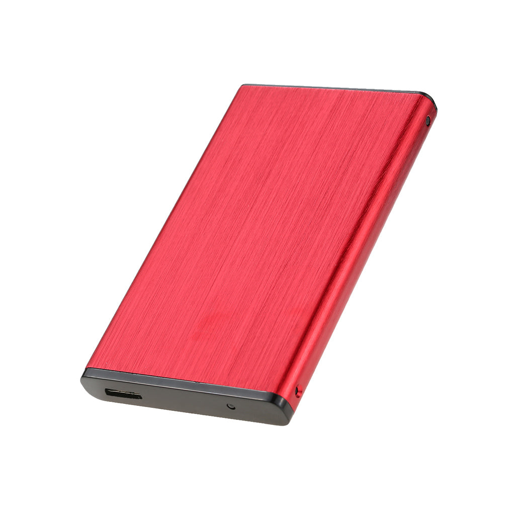 2.5" USB 2.0 Aluminum IDE Hard Drive External Case Enclosure with USB Cable