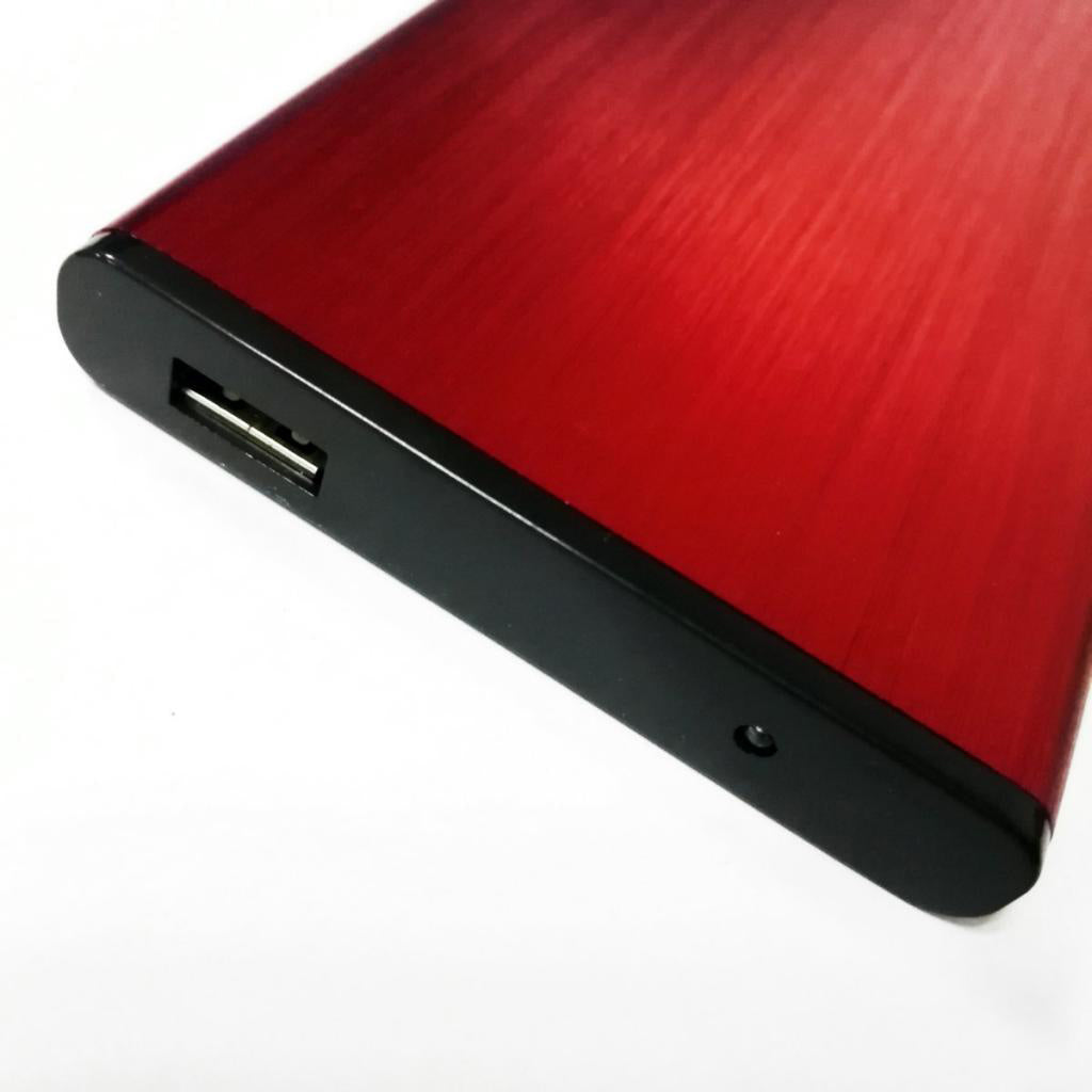 2.5" USB 2.0 Aluminum IDE Hard Drive External Case Enclosure with USB Cable