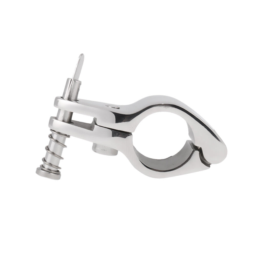 Boat Canopy Cover Fitting Clamp Mount Suits for 7/8" 22MM OD Tube Hinged Marine Grade 316 Stainless Steel