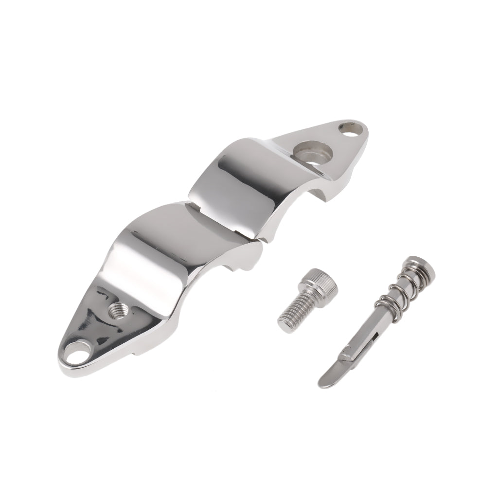 Boat Canopy Cover Fitting Clamp Mount Suits for 7/8" 22MM OD Tube Hinged Marine Grade 316 Stainless Steel