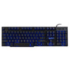 USB Wired Russian/English Gaming Keyboard 3LED Backlit 104 Keys for Computer