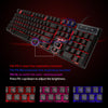 USB Wired Russian/English Gaming Keyboard 3LED Backlit 104 Keys for Computer