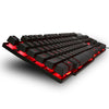 USB Wired Russian/English Gaming Keyboard 3LED Backlit 104 Keys for Computer