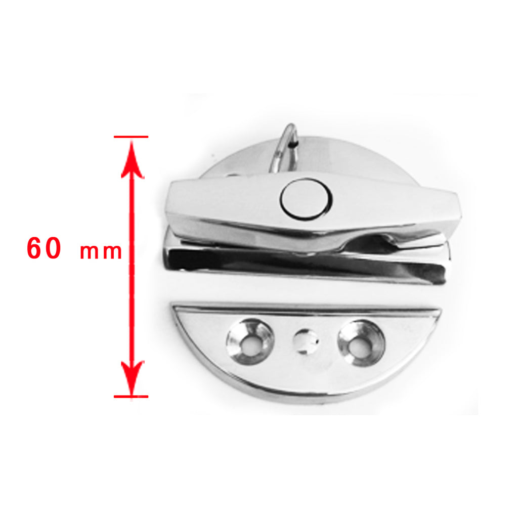 316 Stainless Steel 55mm Turning Twist Lock Round Marine Fishing Boat Deck Hatch Latch Caravan Door Catch Latch