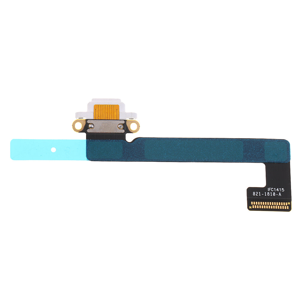 Replacement USB Charging Charger Dock Assembly Flex Cable Repair Spare Part for iPad Mini 2 3 White