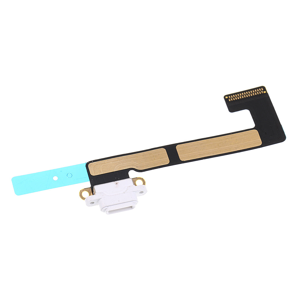 Replacement USB Charging Charger Dock Assembly Flex Cable Repair Spare Part for iPad Mini 2 3 White