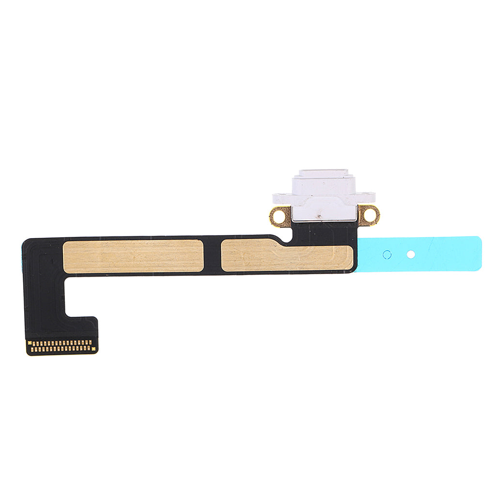 Replacement USB Charging Charger Dock Assembly Flex Cable Repair Spare Part for iPad Mini 2 3 White