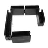 Multifunctional 6-Devices Organizer Stand Holder for Tablets Phone E-readers Black